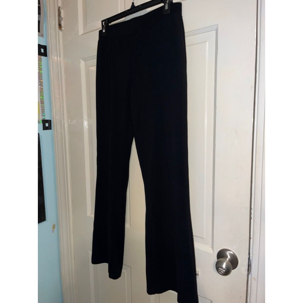 JDY Split Hem Black Pants
